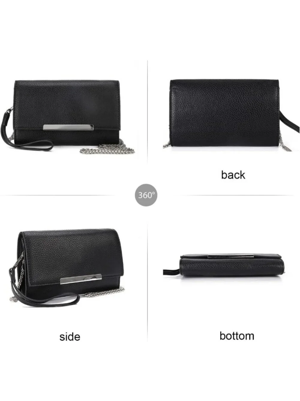 Stylish Small Convertible Clutch Purse for Women - Wristlet & Evening Bag